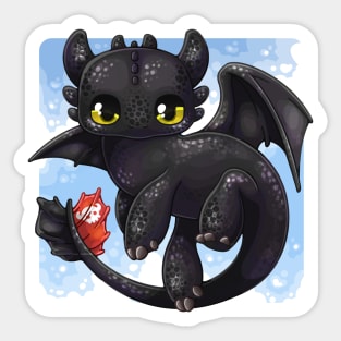 Toothless Sticker